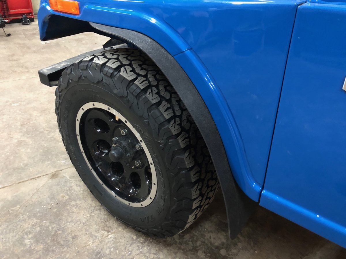 Long-John Fender Flair Mud Flaps 15" x 48" x .150" Thick Black Smooth Poly - Image 8