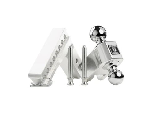 2.5" Aluminum Medium Duty 4" Drop/Rise Hitch